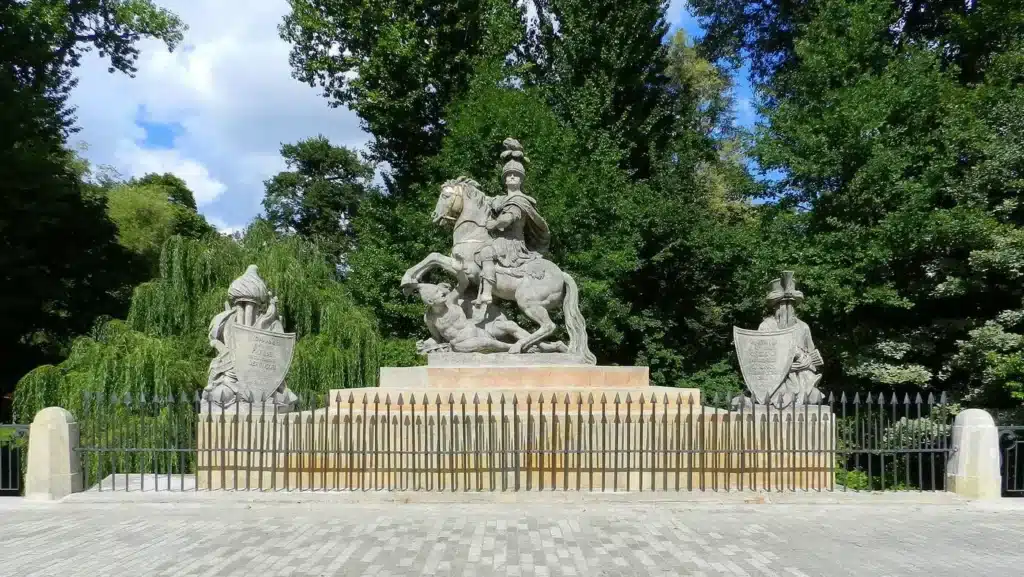 Pomnik Jana III Sobieskiego w parku Łazienki Królewskie