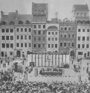 Uroczystość oddania do użytku odbudowanego Starego Miasta_22_lipca_1953