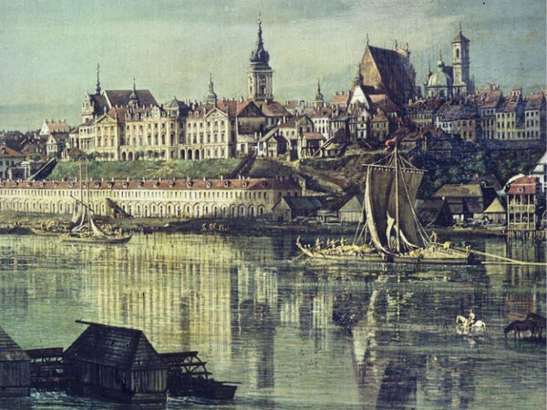 Zamek Królewski w Warszawie ma obrazie Canaletto
