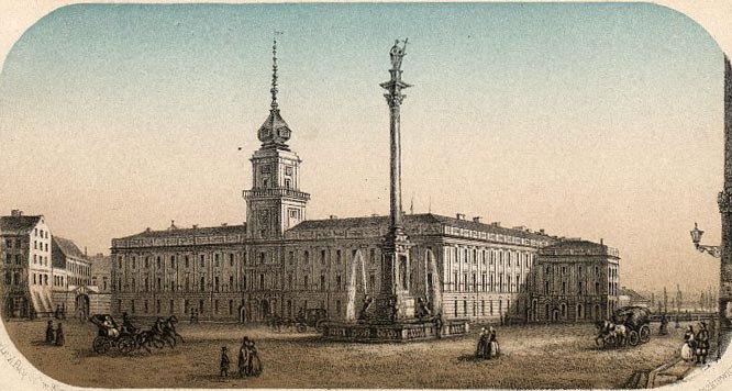 Zamek Królewski w Warszawie - stare fotografie