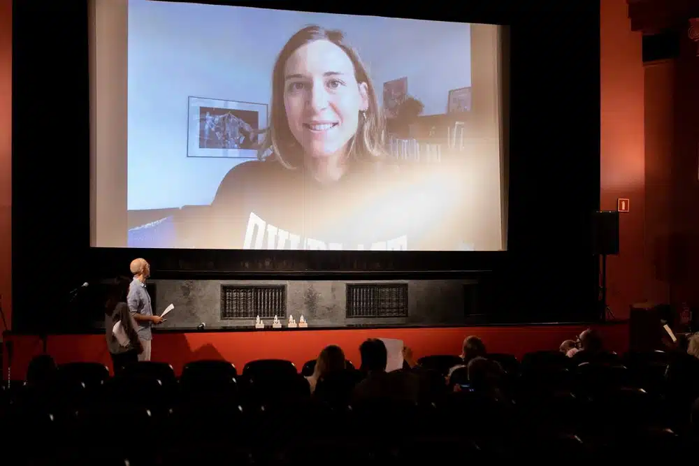 Kino Muranów w Warszawie - pokaz filmu