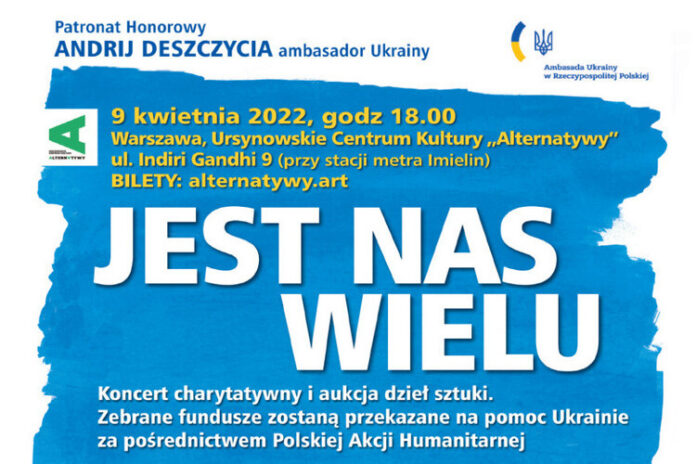 „Jest nas wielu” – koncert charytatywny