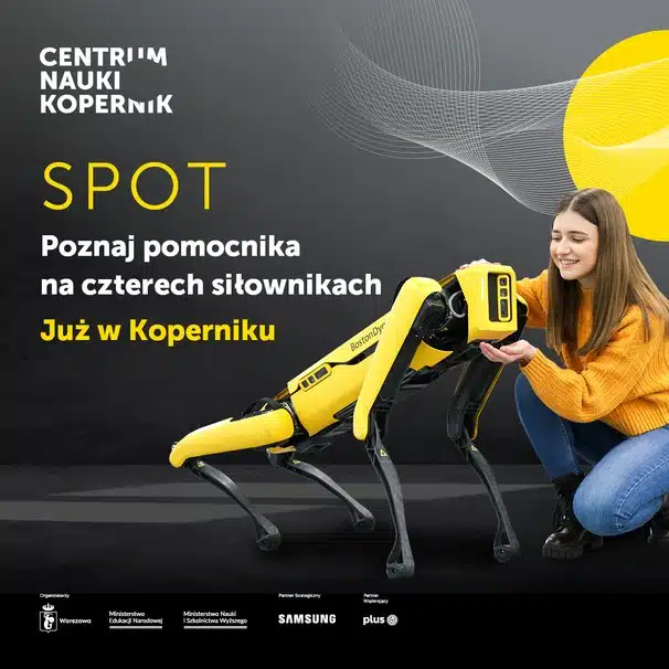 Pies robot Spot Centrum Nauki Kopernik