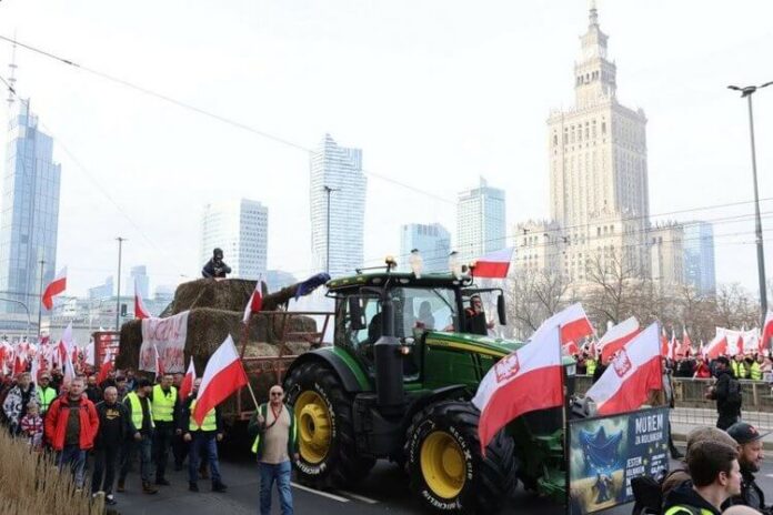 strajk rolników w warszawie