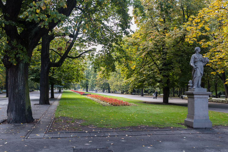 Ogród Saski - park miejski Warszawa