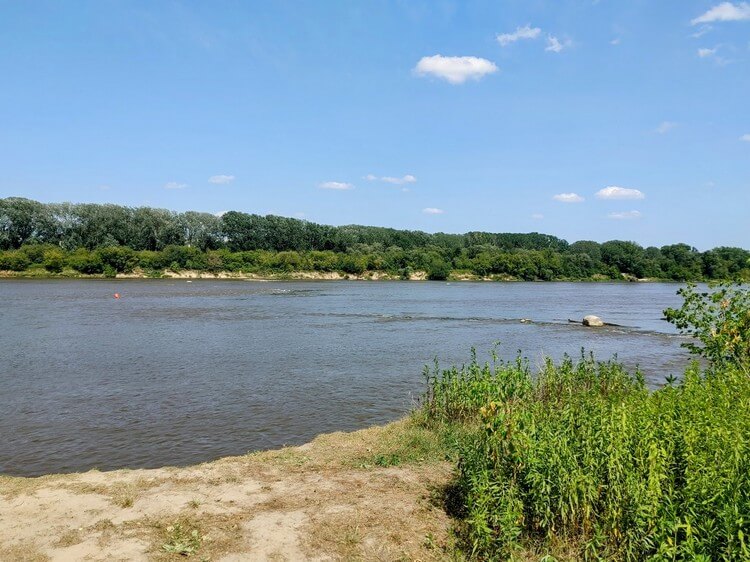 Park Młociński szlak nad Wisłą