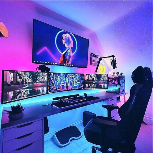 podświetlenie LED RGB komputer PC