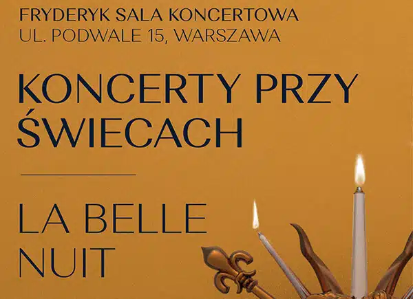 wydarzenia warszawa koncert