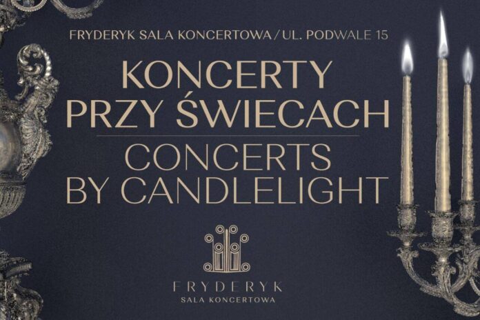 Koncert przy świecach w Sali Koncertowej Fryderyk