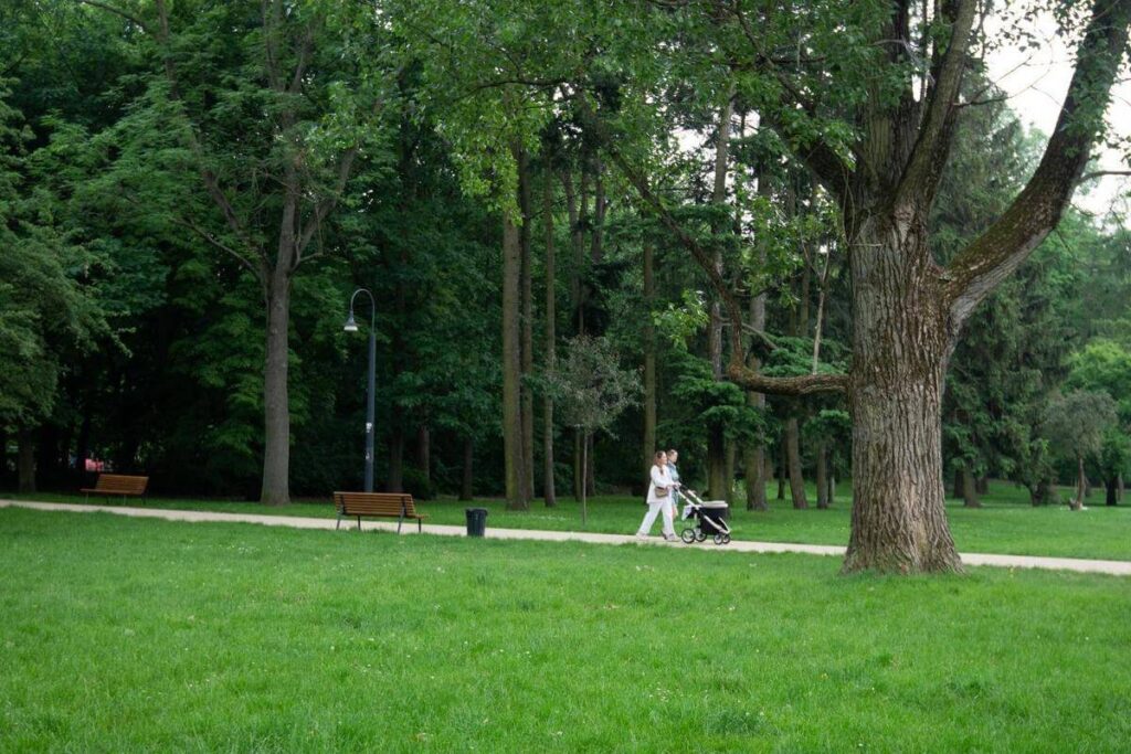 Park Praski w Warszawie po renowacji