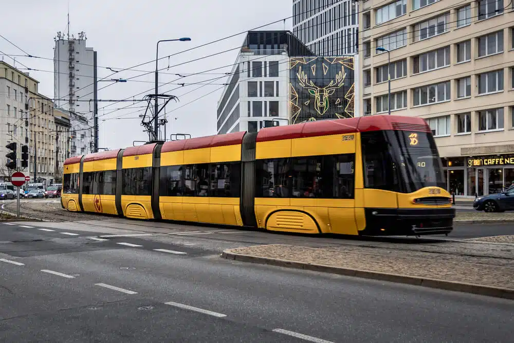 Tramwaj na ul. Puławskiej, Warszawa - Mokotów