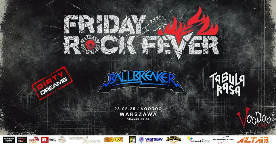 wydarzenia warszawa - koncert rockowy