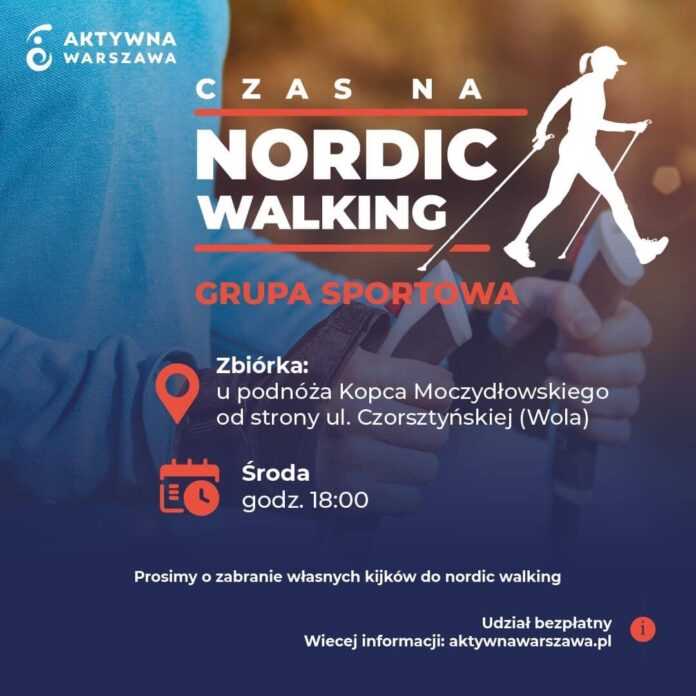 wydarzenia warszawa bezpłatne nordic walking