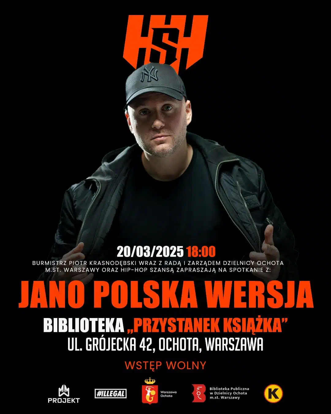 Darmowy koncert hip hop Warszawa