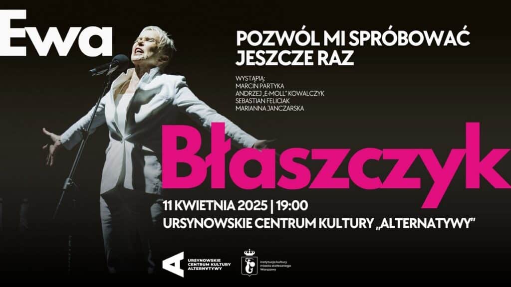 wydarzenia Warszawa - koncert Ewa Błaszczyk