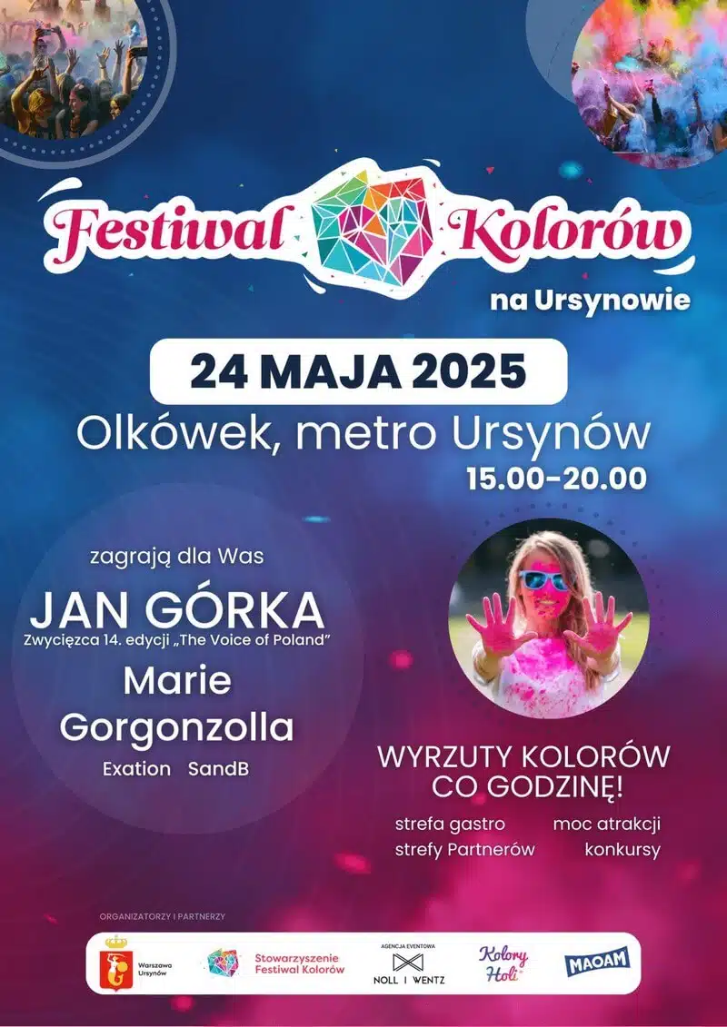 Festiwal Kolorów - Warszawa Ursynów 2025