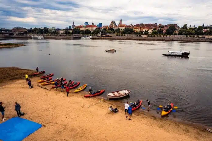 Plaża Rusałka w Warszawie