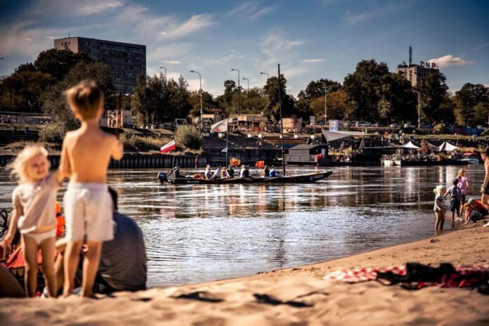 Plaża na Saskiej Kępie fot. Marek Misiurewicz