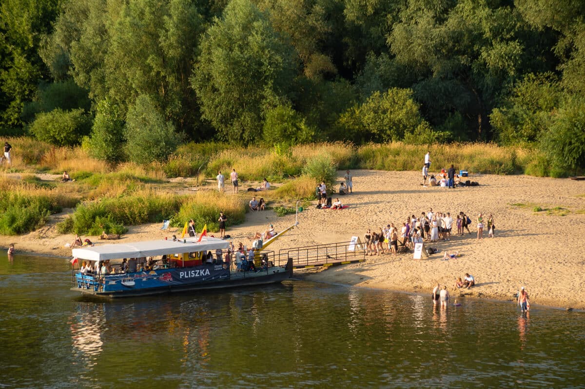 Promy przez Wisłę Warszawa - Pliszka
