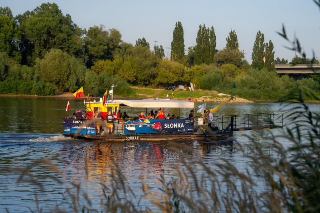 Promy przez Wisłę Warszawa - Słonka