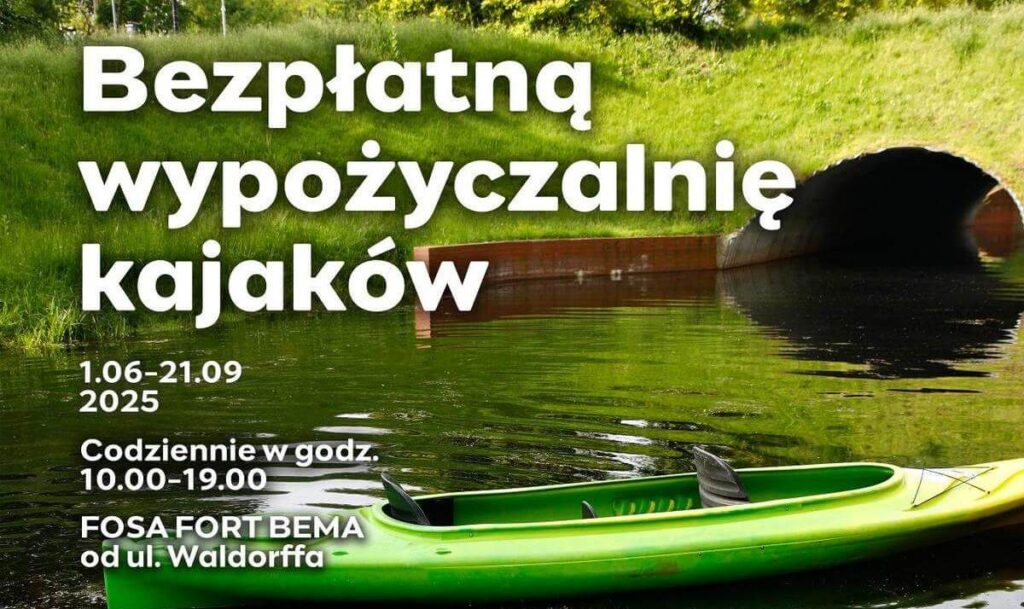 Kajakiem po Forcie Bema