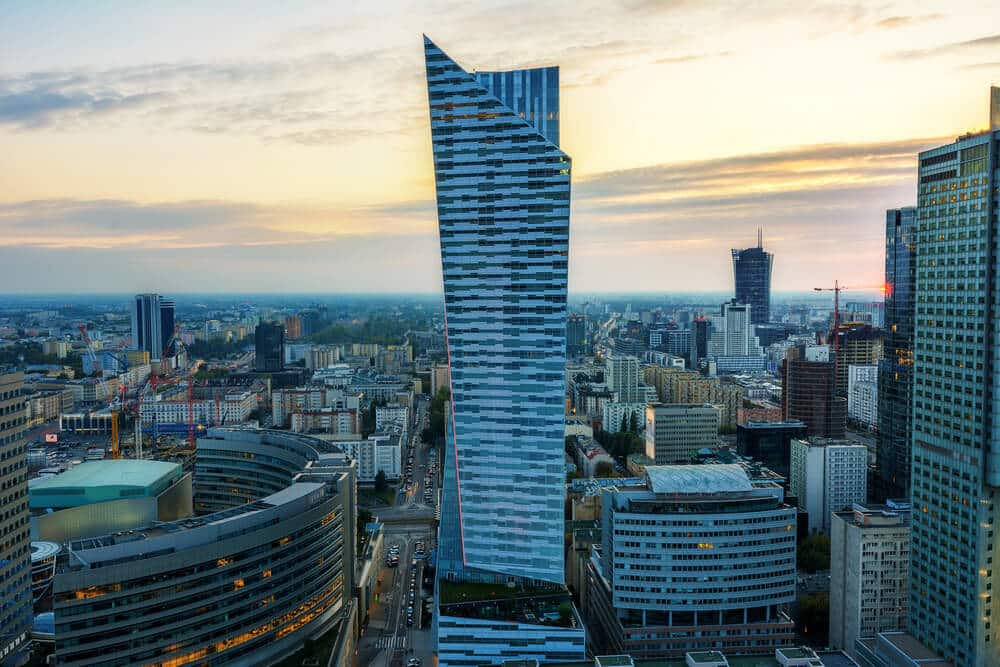 Najdroższe dzielnice Warszawy - Złota 44, Śródmieście