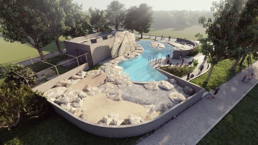 pawilon dla pingwinów w warszawskim Zoo