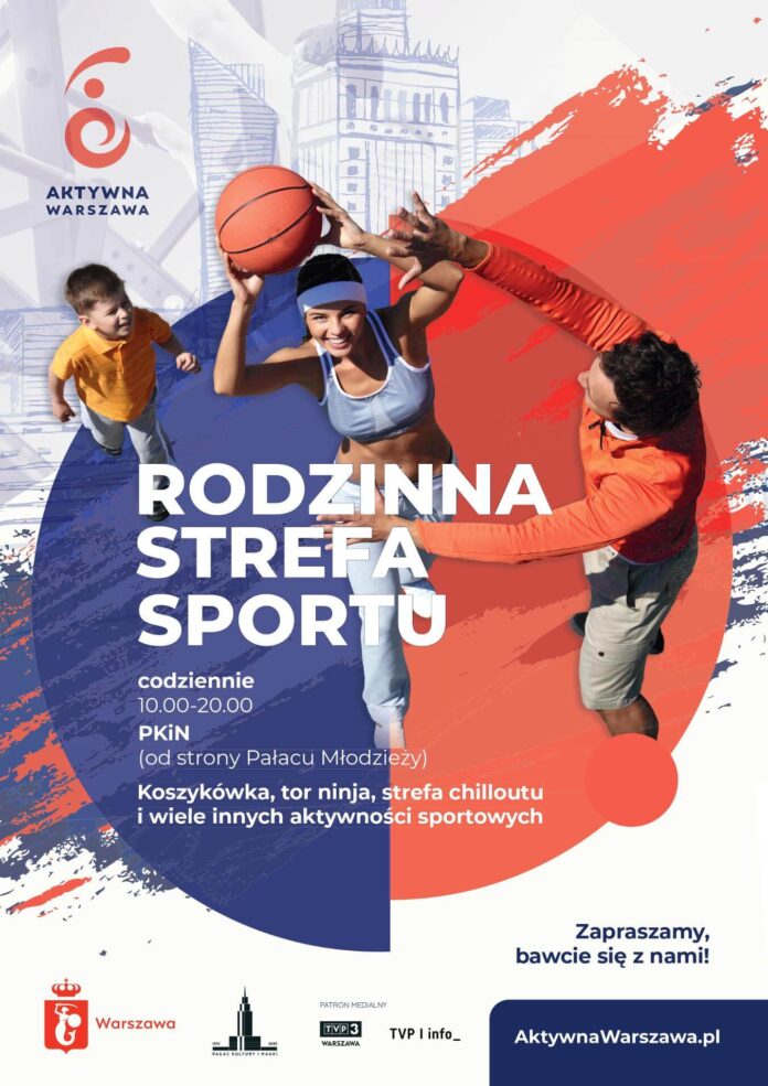 Rodzinna Strefa Sportu przed Pałacem Kultury i Nauki