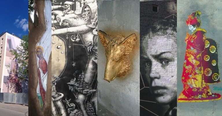 Spacer z przewodnikiem - Murale Nowej Pragi