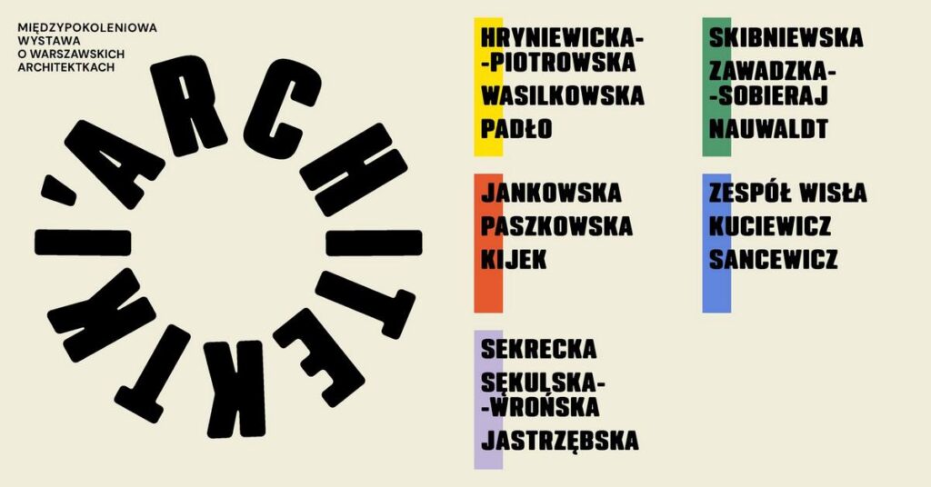 Architektki - wystawa Warszawa