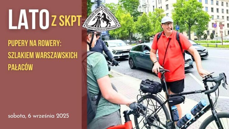 Pupery na rowery - szlakiem warszawskich pałaców - wydarzenia Warszawa