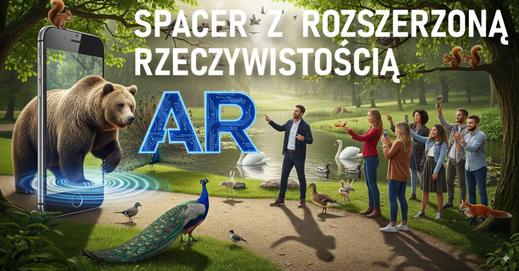 Spacer z rozszerzoną rzeczywistością AR - wydarzenia warszawa