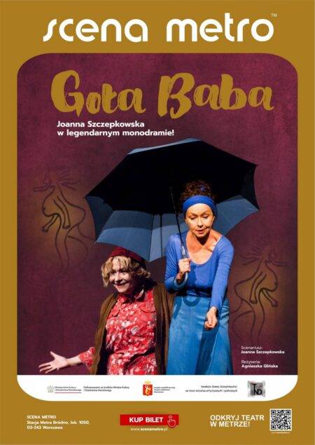 Warszawa: Spektakl “Goła Baba” w Scena Metro Spektakl Goła Baba w Scena Metro - wydarzenia Warszawa