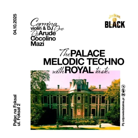 The Palace Melodic Techno with Royal Taste - imprezy Warszawa