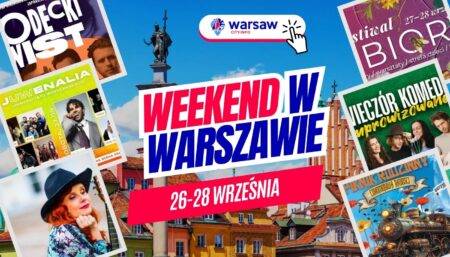 Wydarzenia w Warszawie w ten weekend 26-28 września 2025 ⭐️ TOP koncerty, imprezy Wydarzenia w Warszawie w ten weekend 26-28 września 2025