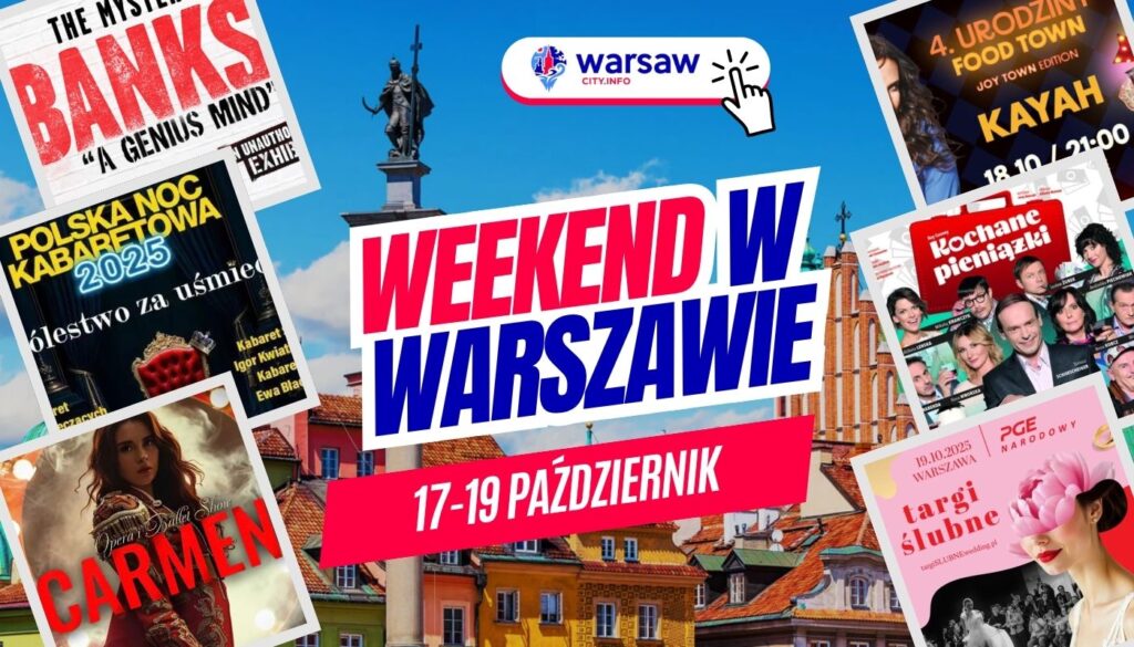 Wydarzenia w Warszawie w ten weekend 17-19 października 2025