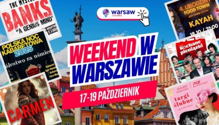 Wydarzenia w Warszawie w ten weekend 17-19 października 2025