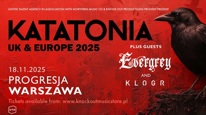 Katatonia + Evergrey + Klogr