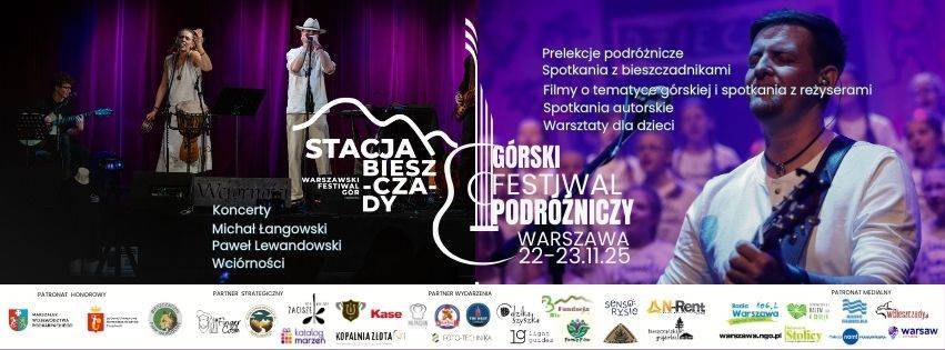Stacja Bieszczady 2025 Warszawa – festiwal, koncerty, spotkania i 2 dni atrakcji Festiwal Stacja Bieszczady 2025 - wydarzenia Warszawa