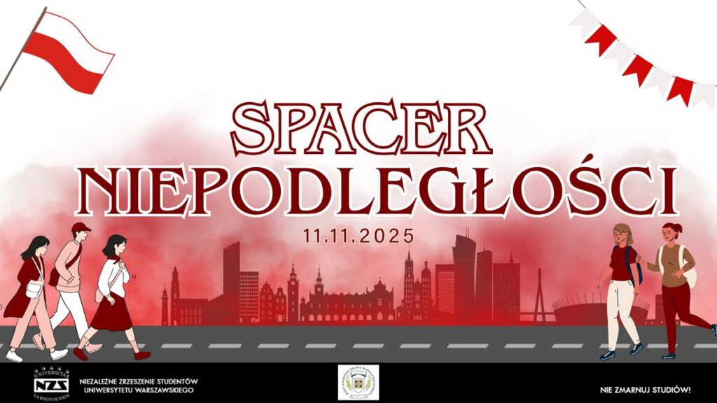 Spacer po Warszawie śladami bohaterów niepodległości – 11 listopada 2025 Spacer niepodległości - wydarzenia Warszawa