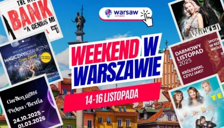Wydarzenia w Warszawie w ten weekend 14-16 listopada 2025