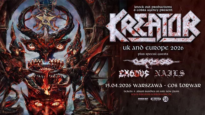 Kreator + Carcass + Exodus + Nails