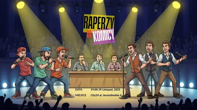 RAPERZY vs KOMICY – Bitwa na słowa