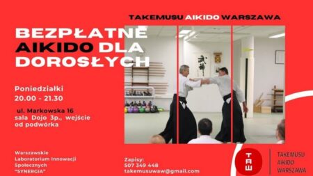 Bezpłatny kurs podstaw AIKIDO - wydarzenia Warszawa