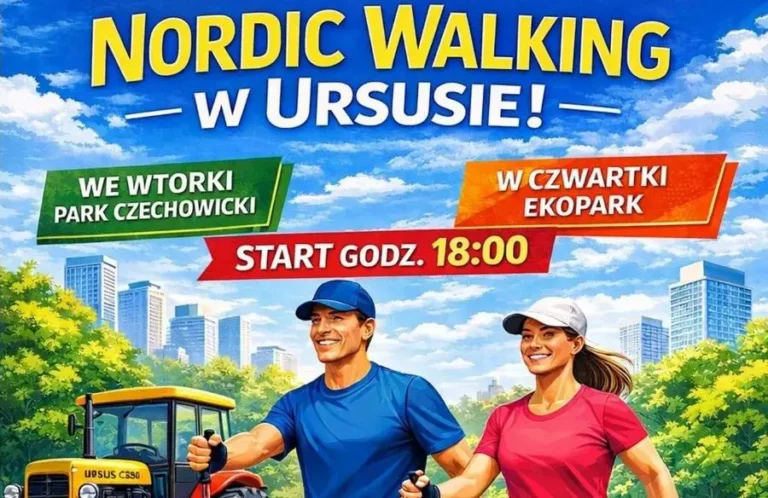 Darmowy Nordic Walking dla każdego w Ursusie