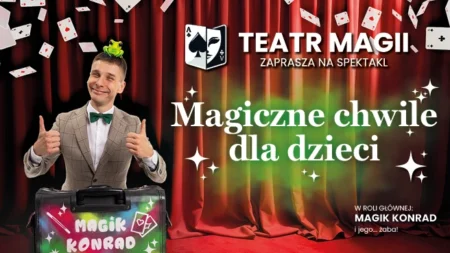 Konrad Modzelewski show Warszawa – familijny spektakl iluzji