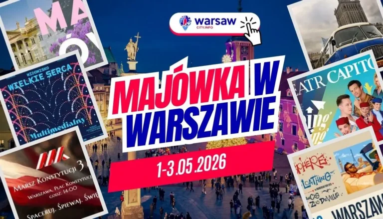Majówka w Warszawie 2026 - wydarzenia