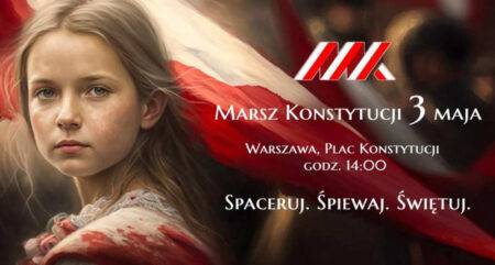 Marsz Konstytucji 3 maja 2026 w Warszawie
