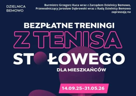 Tenis stołowy w Warszawie - darmowe wydarzenia