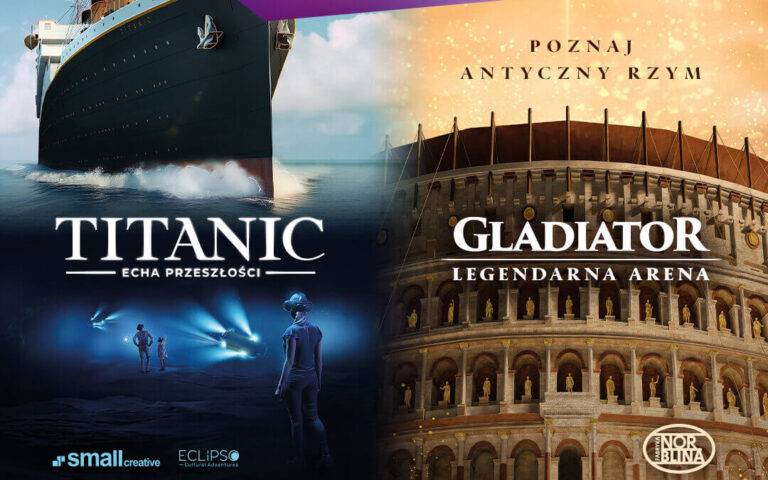 Titanic i Gladiator w Art Box Metaverse - Warszawa